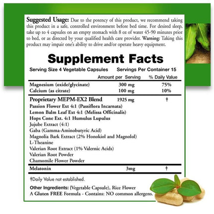 Chiropractor's Blend Muscle Ezze PM Nighttime PM- EX2