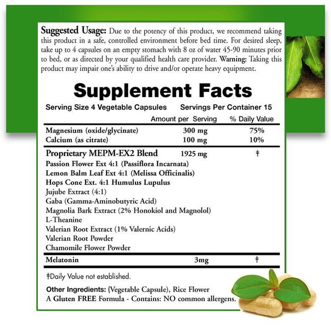 Chiropractor's Blend Muscle Ezze PM Nighttime PM- EX2