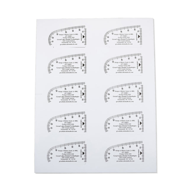 Therabite Range Of Motion Scales 100/Pkg