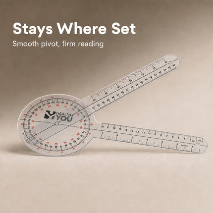 Healthy You 12" Goniometer 360 Degree