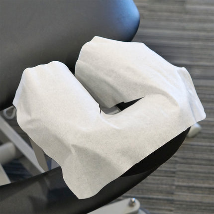 Healthy You Hypoallergenic Disposable Massage Headrest / Face Cradle Covers 500/Case