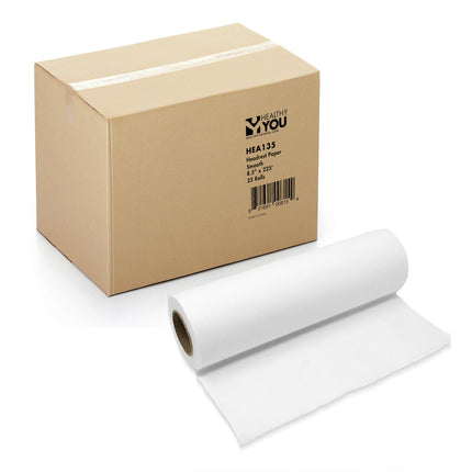 Healthy You Economy Headrest Paper Smooth 8.5" x 225' 25/Case