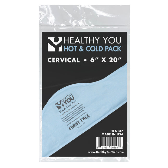 Healthy You Premium Hot and Cold Pack Cervical 6" x 20"