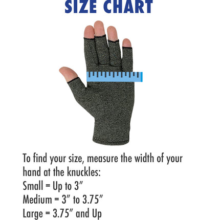 Healthy You Arthritis Compression Gloves 1/Pair