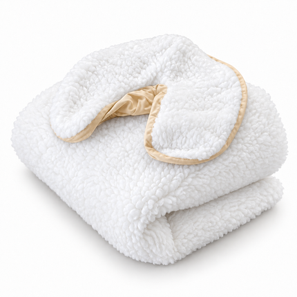 Healthy You Fitted Fleece Massage Table Pad Set with Face Cradle Cover