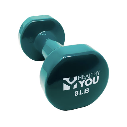Healthy You Vinyl Coated Dumbbell / Small Hand Weight for Home Workouts and Fitness