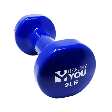 Healthy You Vinyl Coated Dumbbell / Small Hand Weight for Home Workouts and Fitness