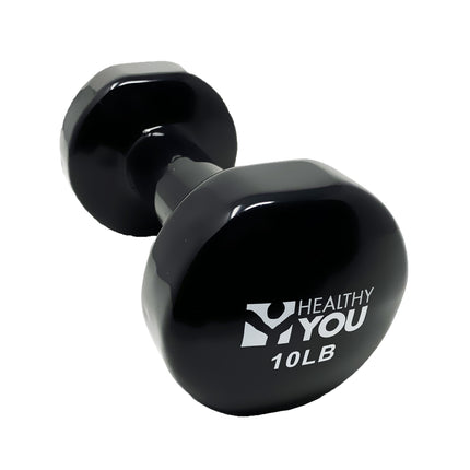 Healthy You Vinyl Coated Dumbbell / Small Hand Weight for Home Workouts and Fitness