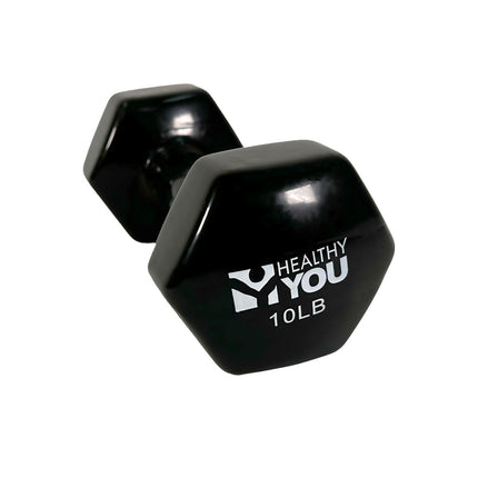 Healthy You Vinyl Coated Hexagon Dumbbell