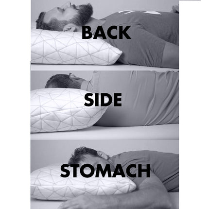 Healthy You Premium Adjustable Loft Cervical Support Pillow - Bulk Case 9/Pack