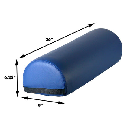 Healthy You Physical Therapy / Massage Table Positioning Jumbo 3/4 Round Bolster 26" x 9" x 6.25"