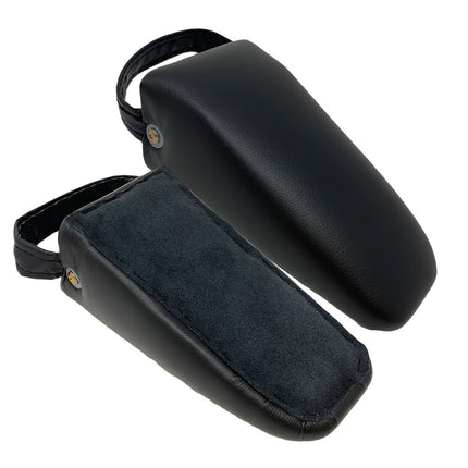 Healthy You Pelvic Sacral SOT Blocks Non Slip Base 1/Pair Upholstered - Black