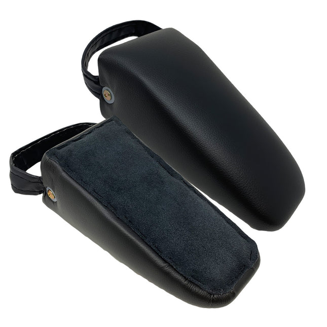 Healthy You Pelvic Sacral SOT Blocks Non Slip Base 1/Pair Upholstered - Black