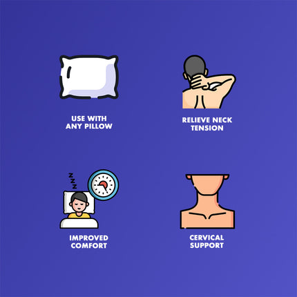 Healthy You Premium Cervical Support Roll Pillow Insert