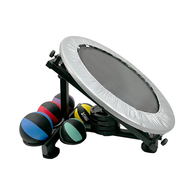 Healthy You Medicine Ball Rebounder with Rack Package Includes Balls and Weights