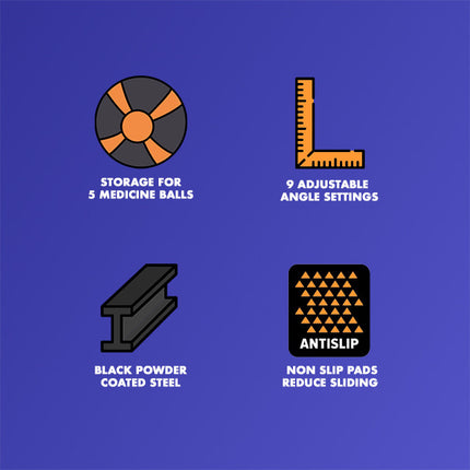 Healthy You Medicine Ball Rebounder with Rack Package Includes Balls and Weights