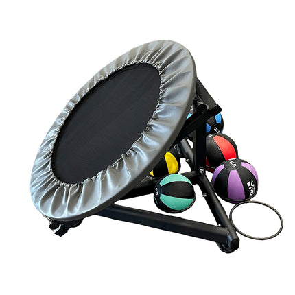 Healthy You Medicine Ball Rebounder with 6 Ball Rack