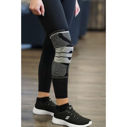 Healthy You Knee Brace / Compression Fit Support Sleeve with Patella / Lateral Stabilizer Gel Pads