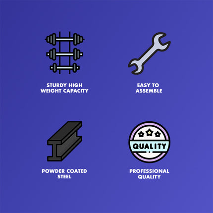 Healthy You 3 Tier Dumbbell Rack Heavy-Duty Steel Weight Storage Stand