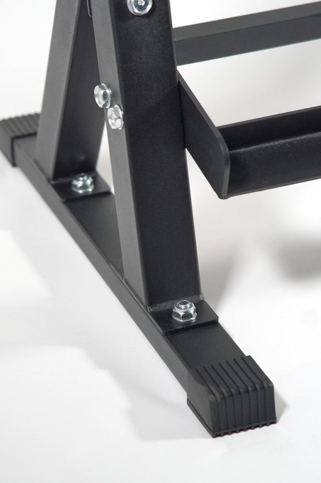 Healthy You 3 Tier Dumbbell Rack Heavy-Duty Steel Weight Storage Stand