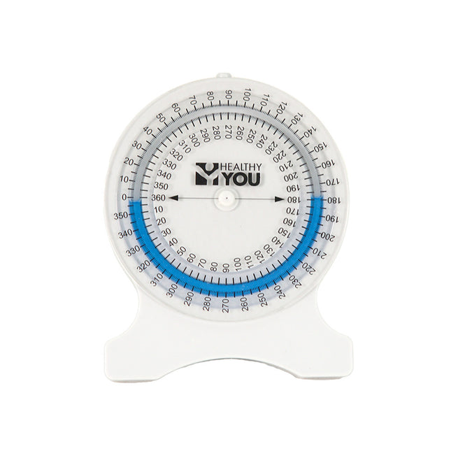 Healthy You Range of Motion Inclinometer with Easy Adjust Dial