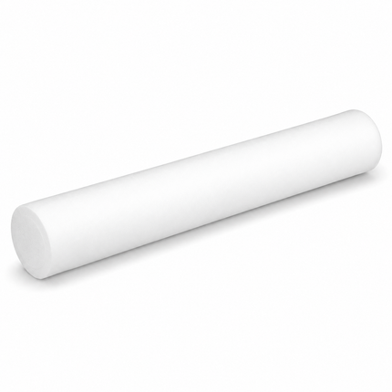 Healthy You White PE Medium/Firm Foam Roller