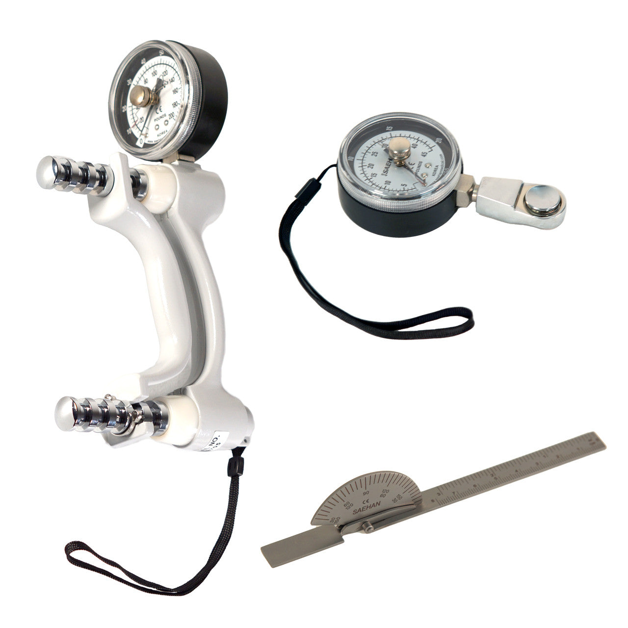 Pinch Dynamometry Saehan Hand Evaluation 3 Piece Kit - Hand Dynamometer, Pinch Gauge ...