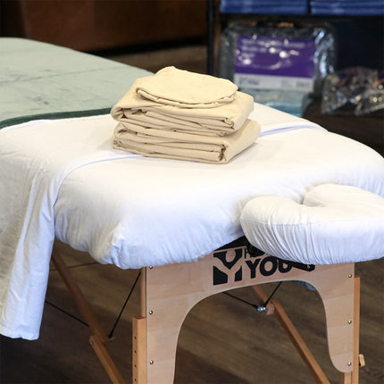 Healthy You Cotton Flannel 3-Piece Massage Sheet Set