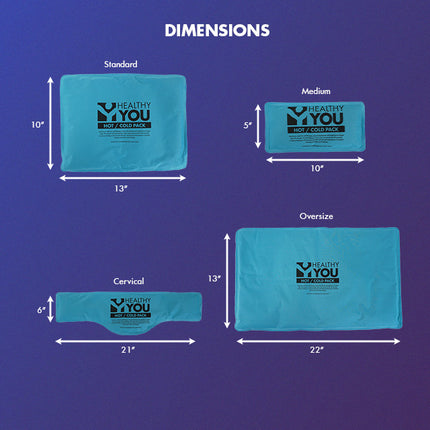 Healthy You Economy Reusable Hot/Cold Packs with Fabric Cover