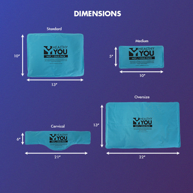 Healthy You Economy Reusable Hot/Cold Packs with Fabric Cover