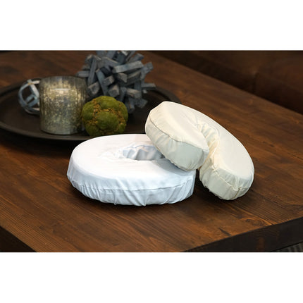 Healthy You Reusable 100% Microfiber Massage Face Cradle Cover - White Bulk Case 10/Pack