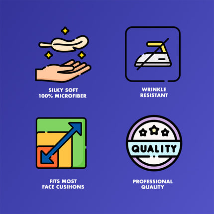 Healthy You Reusable 100% Microfiber Massage Face Cradle Cover