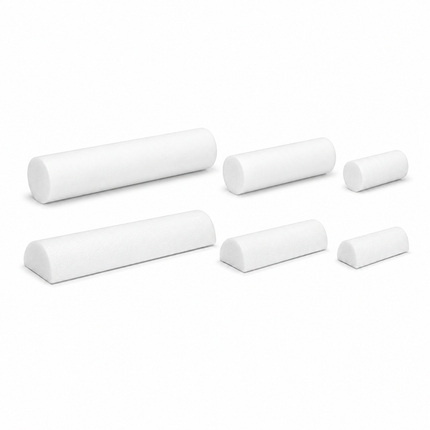 Healthy You White PE Medium/Firm Foam Roller