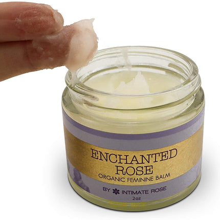 Enchanted Rose Organic Feminine Balm 2 oz Jar