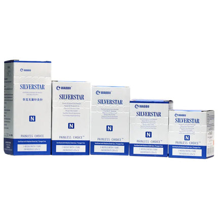 Wabbo Acupuncture Needles Silverstar N-Type 100/Box