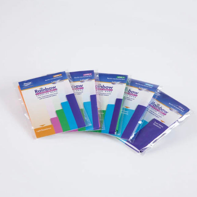 Rainbow™ Latex-Free Exercise Band Singles