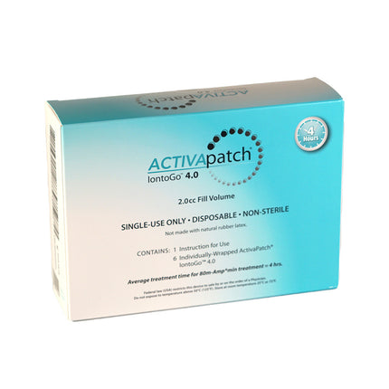 ActivaPatch IontoGo 4.0 Iontophoresis Patches 6/Pack