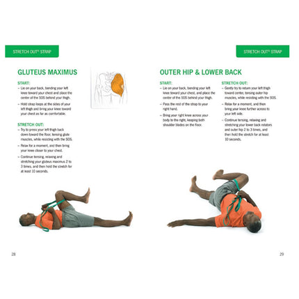 OPTP Stretch Out Strap with Exercise Booklet