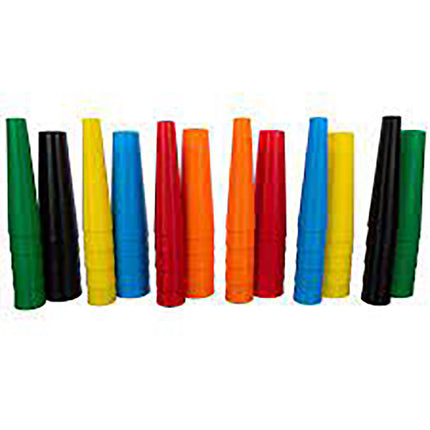 Plastic Stacking Cones-Large 30 cones 6 colors