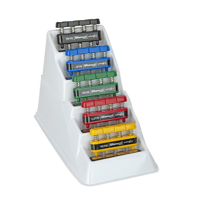 Gripmaster Medical Hand / Finger Exerciser Set of 5  with Stand