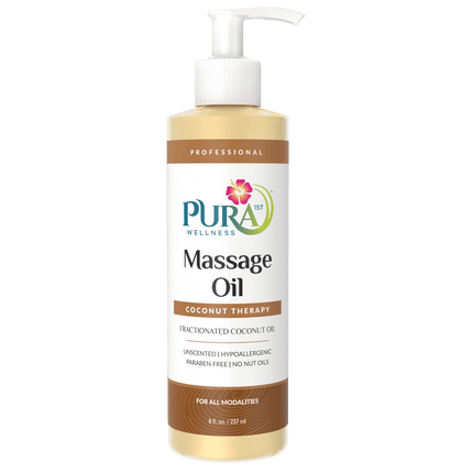 PURA 1ST Wellness Professional Coconut Therapy Massage Oil