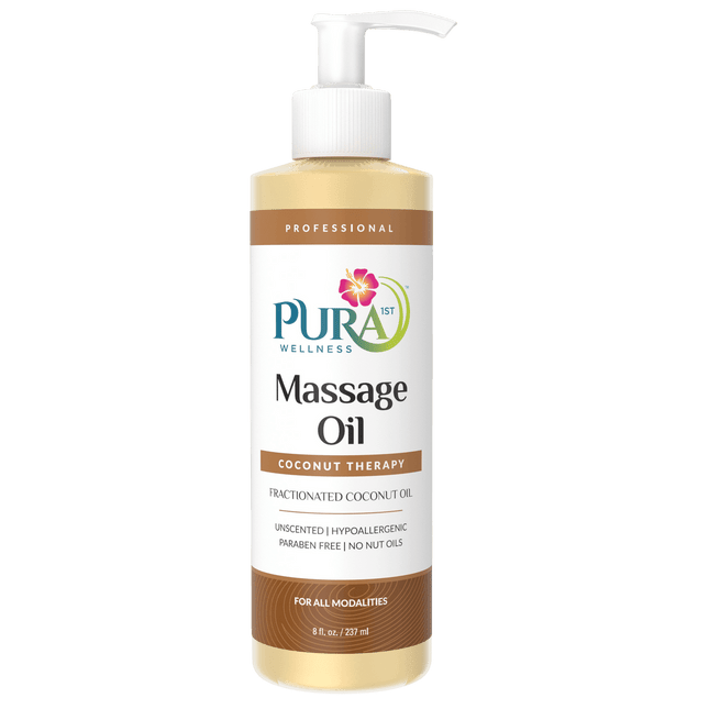 PURA 1ST Wellness Professional Coconut Therapy Massage Oil