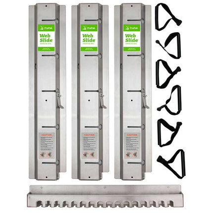 Web-Slide Exercise Rail System Basics Only Stainless Steel