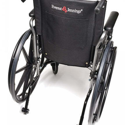 Traveler L4 18" X 16" Wheelchair with Flip Back Full Arm Elevating Foot