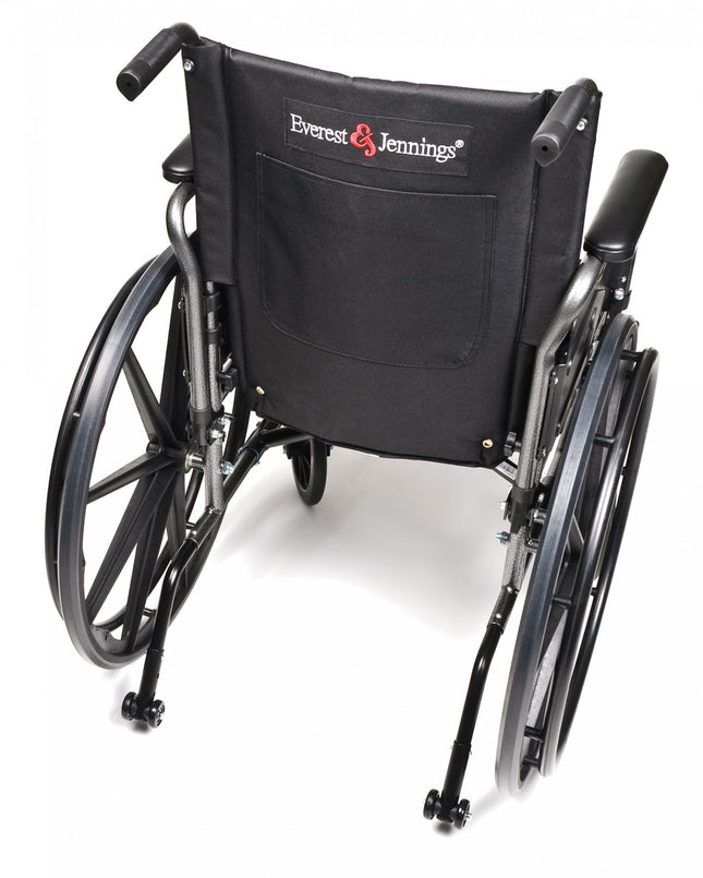 Traveler L4 18" X 16" Wheelchair with Flip Back Full Arm Elevating Foot