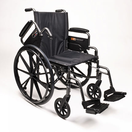 Traveler L4 18" X 16" Wheelchair with Flip Back Full Arm Elevating Foot