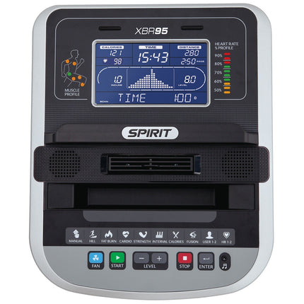 Spirit Fitness XBR95 Commercial Recumbent Bike