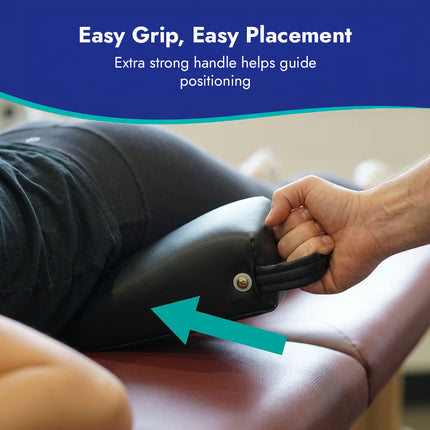 Healthy You Pelvic Sacral SOT Blocks Non Slip Base 1/Pair Upholstered - Black