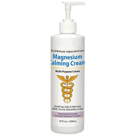 Cryoderm TheraBlend Magnesium Calming Cream 16 oz pump bottle alternate view