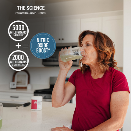 Circulation science: 5,000 mg L-Arginine plus 2,000 mg L-Citrulline for nitric oxide support